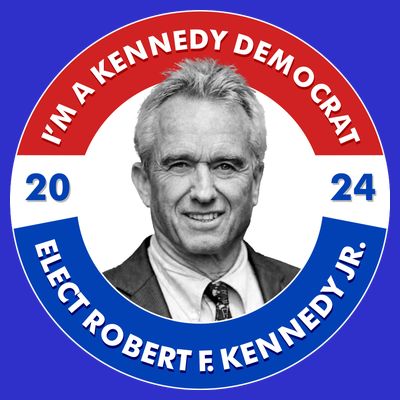 Im A Kennedy Democrat Elect Robert F Kennedy Jr For President Emblem Button T-Shirt