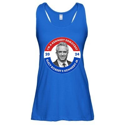 Im A Kennedy Democrat Elect Robert F Kennedy Jr For President Emblem Button Ladies Essential Flowy Tank