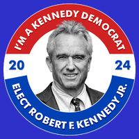 Im A Kennedy Democrat Elect Robert F Kennedy Jr For President Emblem Button Poster