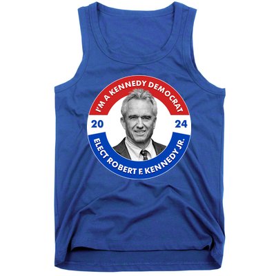 Im A Kennedy Democrat Elect Robert F Kennedy Jr For President Emblem Button Tank Top