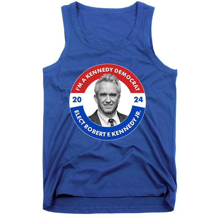 Im A Kennedy Democrat Elect Robert F Kennedy Jr For President Emblem Button Tank Top