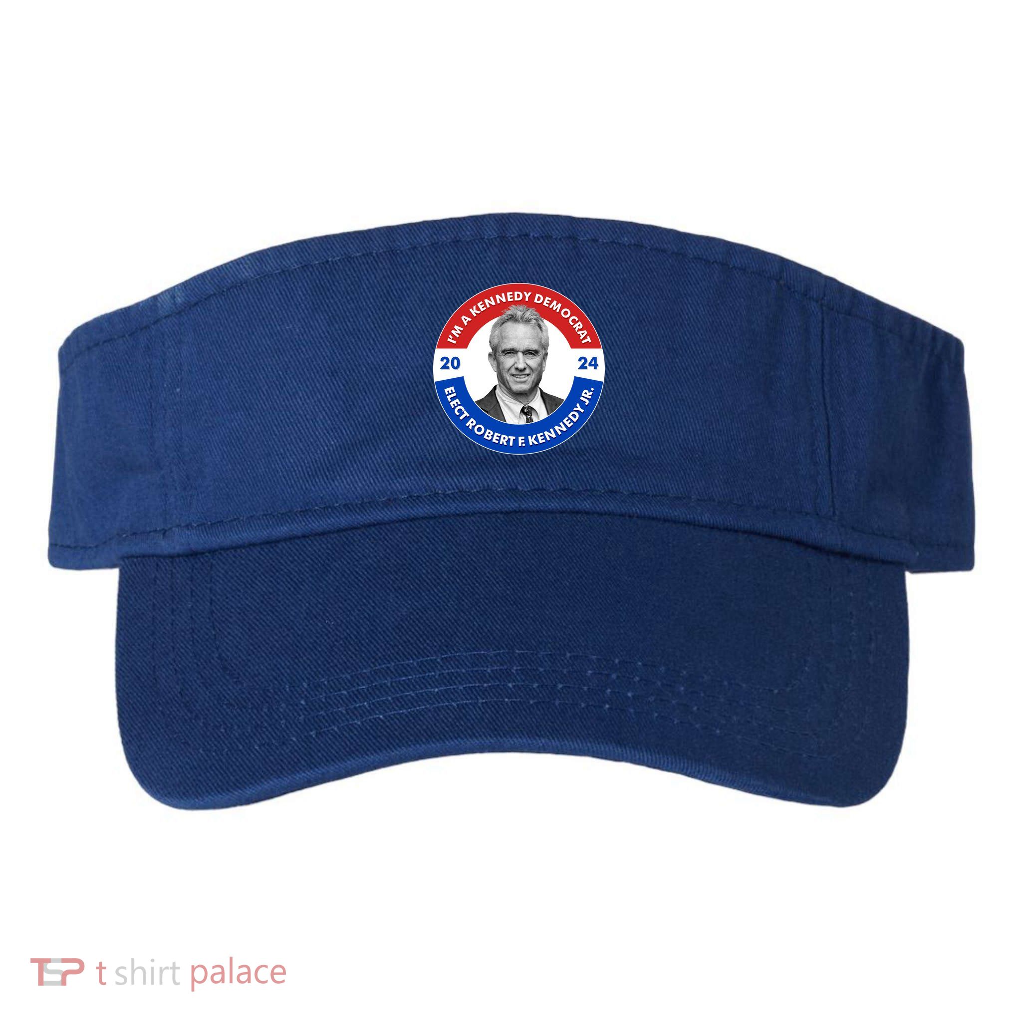 Im A Kennedy Democrat Elect Robert F Kennedy Jr For President Emblem Button Visor
