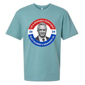 Im A Kennedy Democrat Elect Robert F Kennedy Jr For President Emblem Button Sueded Cloud Jersey T-Shirt