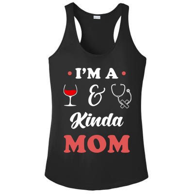 I'm A Kinda Mom Nurrse Mother's Day Gift Ladies PosiCharge Competitor Racerback Tank