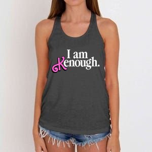 I Am Kenough Funny I Am Kenough For Men Women's Knotted Racerback Tank