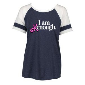 I Am Kenough Funny I Am Kenough For Men Enza Ladies Jersey Colorblock Tee