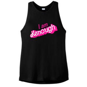 I Am Kenough Shirts Ladies PosiCharge Tri-Blend Wicking Tank