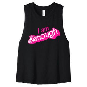 I Am Kenough Shirts Women's Racerback Cropped Tank