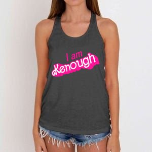 I Am Kenough Shirts Women's Knotted Racerback Tank