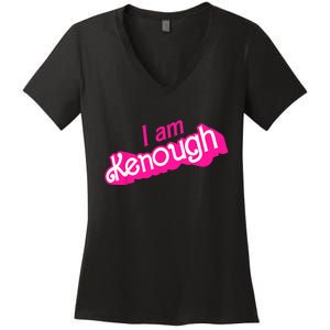 I Am Kenough Shirts Women's V-Neck T-Shirt