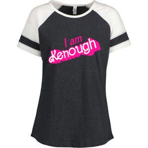 I Am Kenough Shirts Enza Ladies Jersey Colorblock Tee