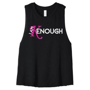 I Am K Enough Funny Kenenough Women's Racerback Cropped Tank