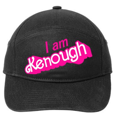 I Am Kenough Funny I Am Kenough For Men 7-Panel Snapback Hat