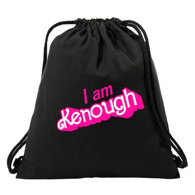 I Am Kenough Funny I Am Kenough For Men Drawstring Bag