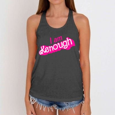 I Am Kenough Funny I Am Kenough For Men Women's Knotted Racerback Tank