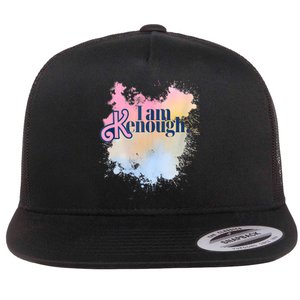 I Am Ken Enough Flat Bill Trucker Hat