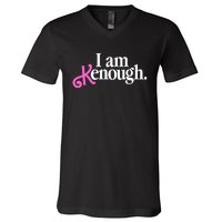 I Am Kenough Funny I Am Kenough V-Neck T-Shirt