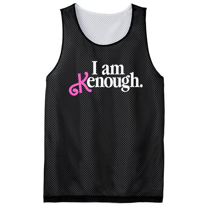 I Am Kenough Funny I Am Kenough Mesh Reversible Basketball Jersey Tank