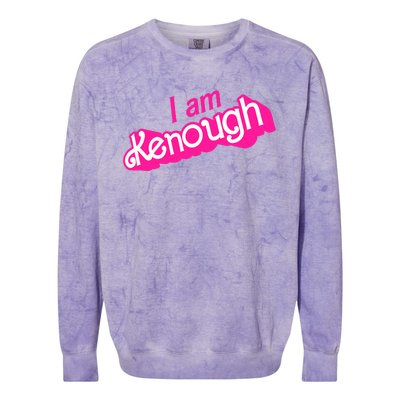 I Am Kenough Colorblast Crewneck Sweatshirt