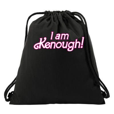 I Am Kenough Drawstring Bag