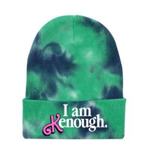 I Am Kenough Funny I Am Kenough For Men Tie Dye 12in Knit Beanie