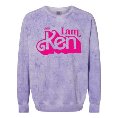 I Am Ken Colorblast Crewneck Sweatshirt