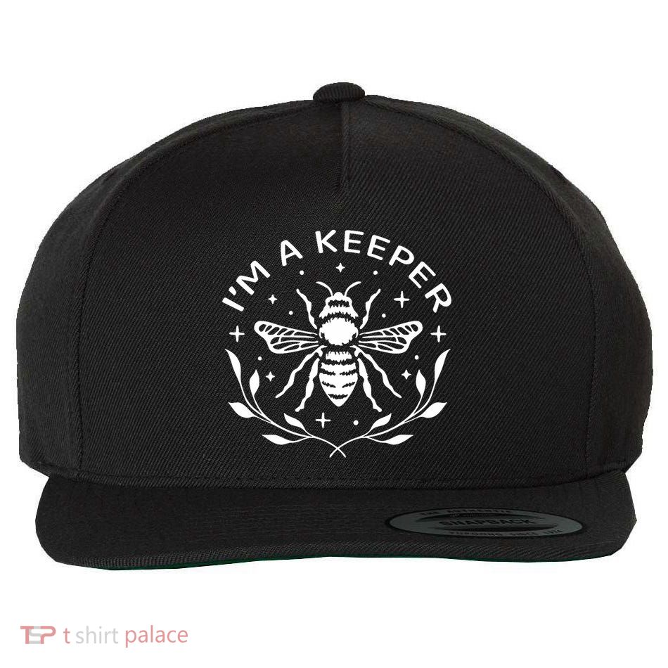 IM A Keeper Beekeeper Funny Wool Snapback Cap