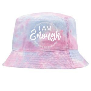 I Am Kind Enough Loved Inspirational Motivational Tie-Dyed Bucket Hat