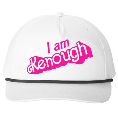 I Am Kenough Snapback Five-Panel Rope Hat