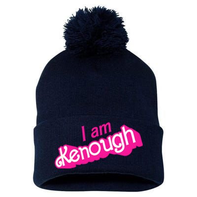 I Am Kenough Pom Pom 12in Knit Beanie