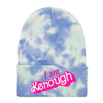 I Am Kenough Tie Dye 12in Knit Beanie