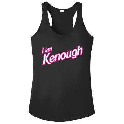 I Am Kenough Ladies PosiCharge Competitor Racerback Tank