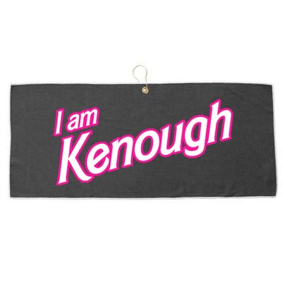 I Am Kenough Large Microfiber Waffle Golf Towel