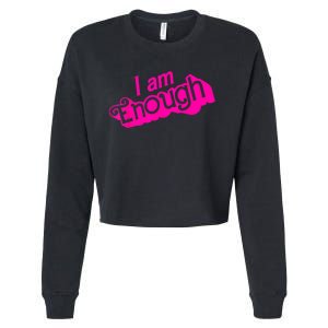 I Am Kenough Funny I Am Kenough Cropped Pullover Crew