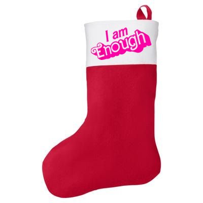 I Am Kenough Funny I Am Kenough Felt Holiday Christmas Stocking