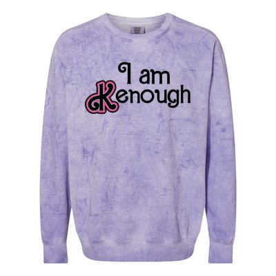 I Am Kenough Colorblast Crewneck Sweatshirt