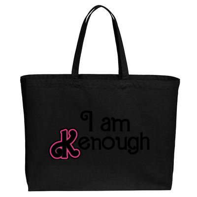 I Am Kenough Cotton Canvas Jumbo Tote