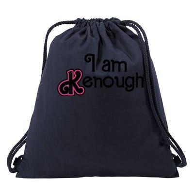 I Am Kenough Drawstring Bag