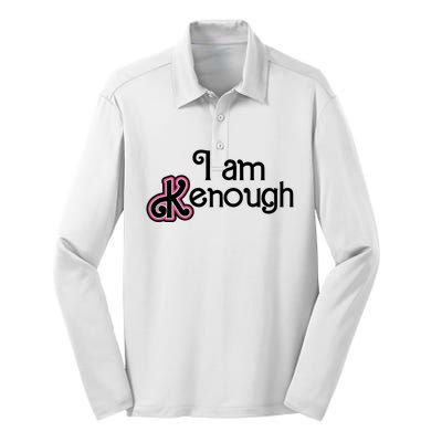 I Am Kenough Silk Touch Performance Long Sleeve Polo