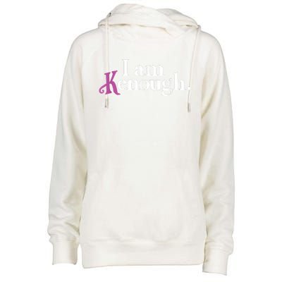 I Am Kenough Funny Colorful Womens Funnel Neck Pullover Hood