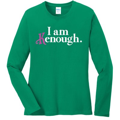 I Am Kenough Funny Colorful Ladies Long Sleeve Shirt