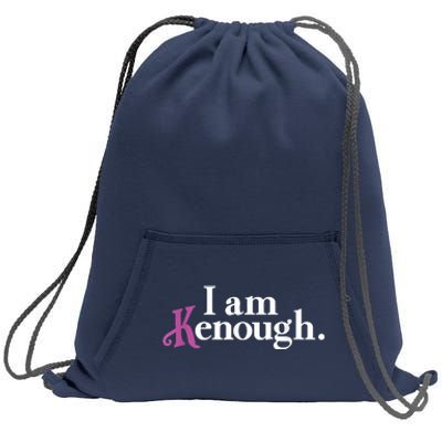 I Am Kenough Funny Colorful Sweatshirt Cinch Pack Bag