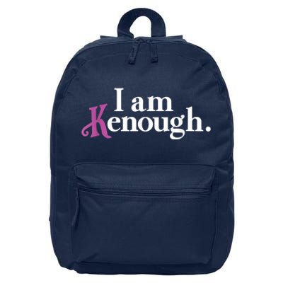 I Am Kenough Funny Colorful 16 in Basic Backpack