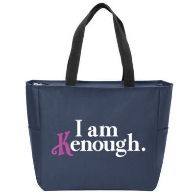 I Am Kenough Funny Colorful Zip Tote Bag