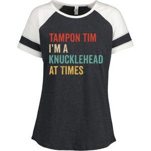 IM A Knucklehead At Times Tim Walz Debate Enza Ladies Jersey Colorblock Tee