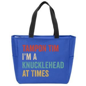 IM A Knucklehead At Times Tim Walz Debate Zip Tote Bag