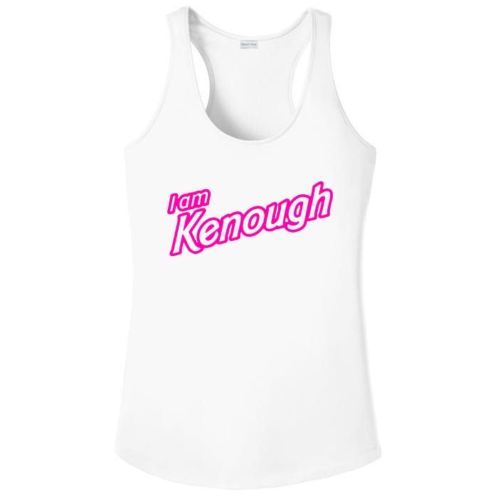 I Am Kenough Ladies PosiCharge Competitor Racerback Tank