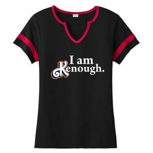 I Am Kenough Ladies Halftime Notch Neck Tee