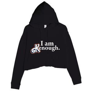 I Am Kenough Crop Fleece Hoodie