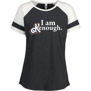 I Am Kenough Enza Ladies Jersey Colorblock Tee